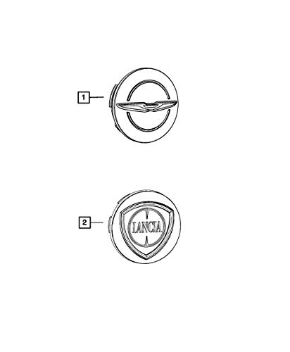 Mopar Satin Black SRT Wheel Center Cap MOPAR SRT Compatible with Chrysler