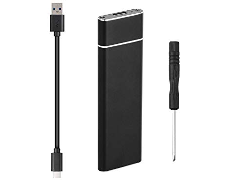 Caja externa para disco M.2 NGFF a USB 3.1 Tipo C aluminio miniatura 1