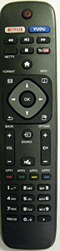Replacement for Philips Smart TV Remote Control URMT41JHG003