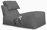 ➤ SITZKOMFORT & FÜLLUNG: Dieser Liegesitzsack eignet sich optimal als Gamer Sessel zum stundenlangen Zocken als auch Liegessessel zum Enstpannen und Fernsehen. Unsere Sitzsäcke werden optimal mit hochwertigen Styroporkügelchen gefüllt, so dass Sie nichts mehr nachfüllen brauchen!