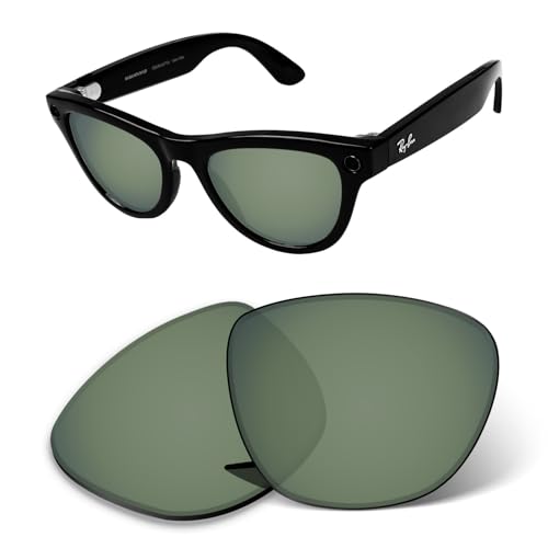 Image of 1.6MM Transition Replacement Lenses Compatible with Ray-Ban Meta Skyler RW4010 /RW4014 52mm Smart Glasses, Scratch-Proof