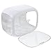 Cabilock Boîtier en Plastique Clear Clear Mini Figure Affichage Boîte à La Poussière Vitroprojacez Le Support de Stockage pour L' Action Mini Chiffres Miniatures Jouets Blanc