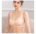 Guajave Soutien-Gorge Ultra-Mince en Soie glacée, Soutien-Gorge de Sport sans Couture en Soie Fine pour Femmes avec Coussin Amovible pour Respirant
