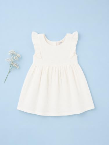 Image of Kidbea Cotton Girls Dress | Ultra-Soft Summer Wear Casual Dress for Kids