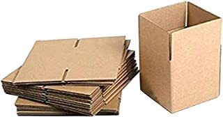 MOHIL ENTERPRISE: 3 Ply Corrugated Packaging Box (4.5 x 4.5 x 2 inch, Brown) -Pack of 50 Boxes (B09QNPB7WP) Amazon Price History, Amazon Price Tracker