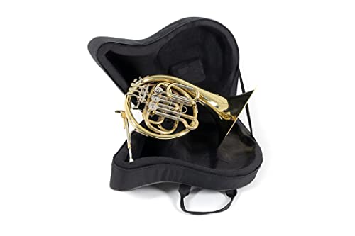 Roy Benson Kinder Bb-Waldhorn HR-212B (Speziell für Kinderarme konzipiert, mit Messing Schallstück, Goldmessing Mundrohr, Neusilber Zügen, in einem kinderfreundlichen Formetui)