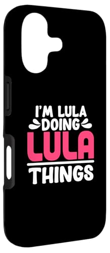 Image of Personalized First Name I'm Lula Doing Lula Things Case for iPhone 17