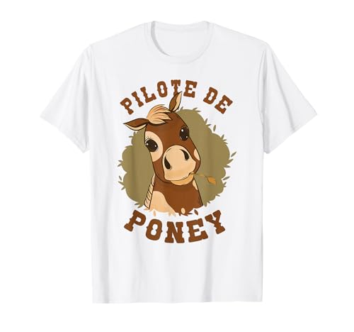 Fille Equitation Cheval Pilote De Poney Fille Chevaux T-Shirt