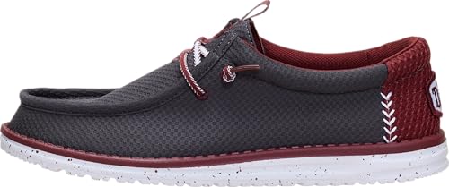 HEYDUDE Men's Wally Varsity Team Slip On Shoe, Black/Multi Size 7 - image 1