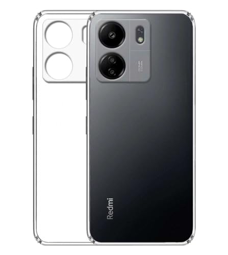 Image of Soft Silicone TPU Back Cover Compatible with Redmi 13C 4G / Poco C65