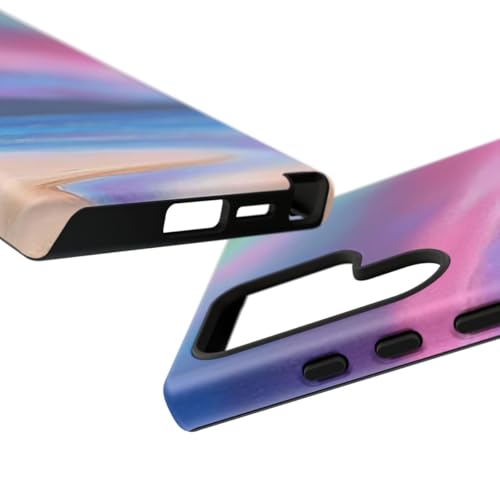 Coque Samsung S24 Ultra bleu rigide mate protège rayures