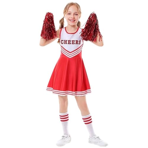 Costume de pom-pom girl confortable pour enfant qui bouge