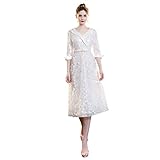 abendkleid weiß Dieses vielseitige Kleid ist ideal für jeden Zeitraum Reenactment Outfit sowie ein lässiges Alltagskleid, das Sie zu Hochzeiten, am Strand, Picknicks, Partys, Cosplay-Kleid und mehr tragen können!