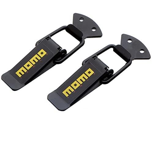 Image of OTOROYS Car Bumper Security Hook Lock Clips Kit Quick Release Fasteners TRD Bumper Clips for Car Bumpers, Fenders, Trunk and Hatch Lids Compatible with All Cars (Set of 2) (MOMO)