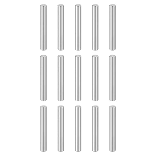 Pasadores M8 de acero inoxidable 304 cilíndricos para soportes de estantes (15 uds)