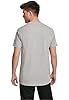 URBAN CLASSICS Stretch T-Shirt with Round Neckline, Basic Tee with Figure-Hugging Cut, Short-Sleeve Elastic Men's T-Shirt, Regular Fit, 100% Jersey Cotton, Colour: Grey, Size: 3XL #3
