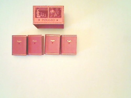 Die Facezien des Florentiners Poggio  4 Bände im Schuber Mini   DDR-Minibücher