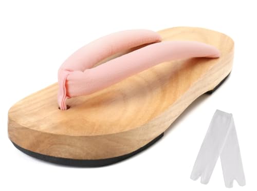 Image of Japanese Wooden Clogs Geta Slippers