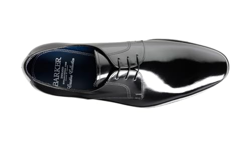 Image of BARKER Rutherford Men's Handmade Leather Oxford Derby Shoes - Goodyear Welted, Full Leather Sole & Lining, Classic Formal Dress Shoes for Business & Weddings