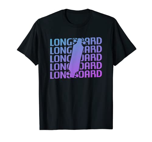 Retro Vintage Classic Longborad Longboarding Longboarder T-Shirt