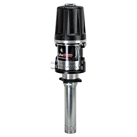 LUBEWORKS Oil Transfer Pump Air Operated Pneumatic 40lpm / 10.6gpm Heavy Duty 5:1 High Fluid Pressure 870Psi for SAE240 Oils/Fluids (NOT for Gasoline or Diesel)