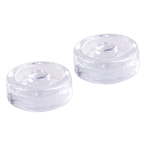 Healifty 2Piezas Pesas de Vidrio para Fermentación de Frascos Mason de Boca Ancha Diseño Práctico y Portátil para Encurtidos y Masa Madre