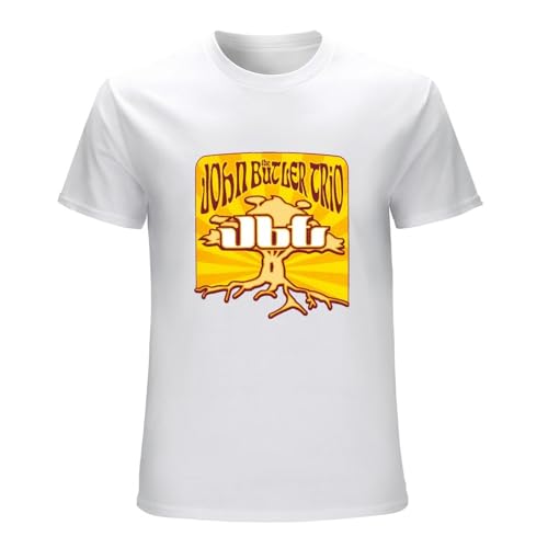 John Butler Trio Jbt Men's O-Neck Cotton T Shirts White L