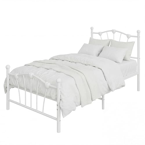 Festisoul Twin Bed Frames Metal Platform Bed Frame Heavy Duty