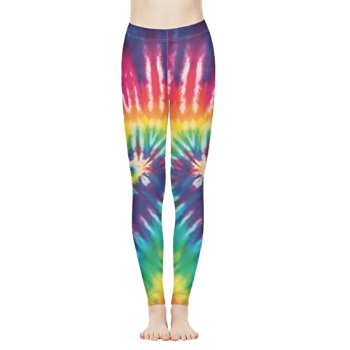 Pantalon de jogging léger femme motif crâne dansant tie-dye arc-en-ciel taille L