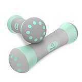 Gruper Adjustable Dumbbells, One Pair of Solid Steel Hand Weights for HIIT, Pamela and Tabata Equipment, Anti-Drop & Non-Slip Design Free Weights for Women, Elders, Kids, Home Workout Fitness