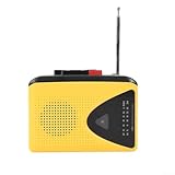 Enregistreur cassette stéréo portable radio FM/AM avec haut-parleur externe prend en charg...