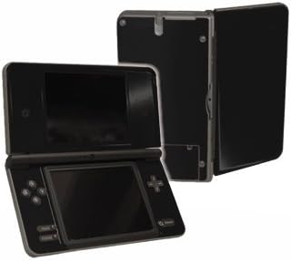 Matte Black - Vinyl Decal Mod Skin Kit by System Skins - Compatible with Nintendo DSi XL Color (DSi-XL)