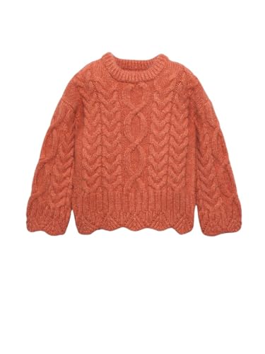 Abel & Lula Braided Jumper for Girls Orange