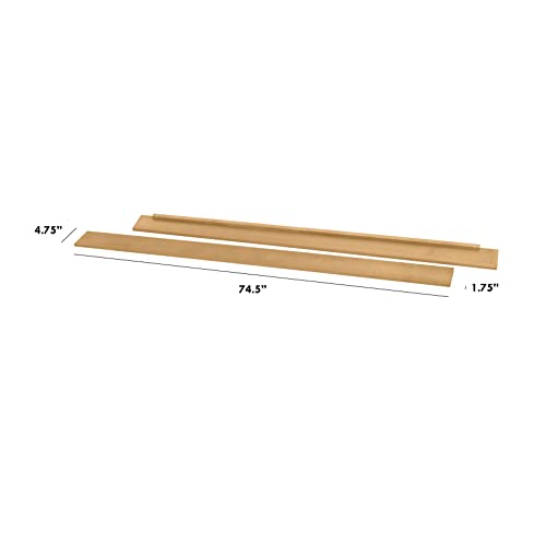 Image of Davinci Hidden Hardware Twin /Full Size Bed Conversion Kit (M5789) in Honey