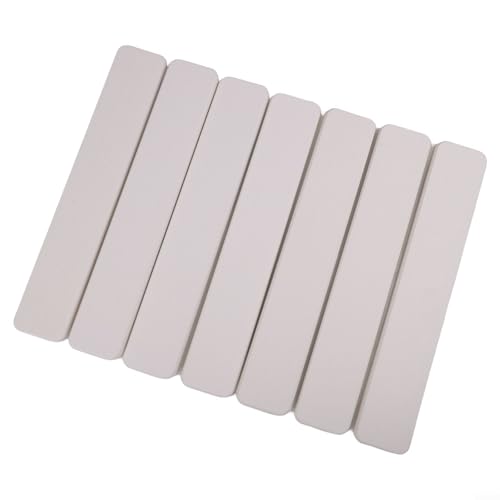 Tabla de drenaje de diatomeas blanca con diseño premium y plegable para vajilla 7
