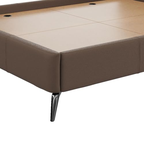 Image of Wakefit Celestra Queen Size Without Storage Upholstered Bed
