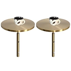 Baodiale Wandmontierter Goldener Kaffeetisch