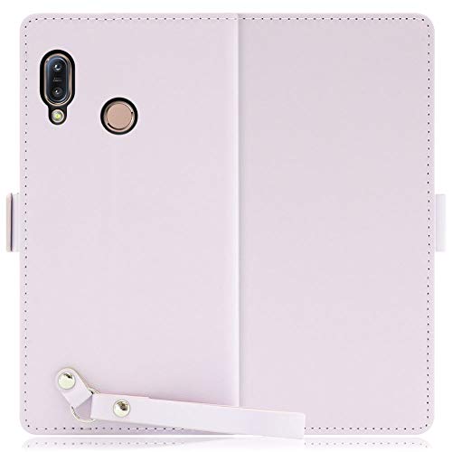LOOF Macaron Series ZenFone Max (M1) / ZB555KL �p �P�[�X �J�o�[ �蒠�^�P�[�X �{�v �x���g�t�� �����h�~ ��e�ʃJ�[�h���[ �X�}�z�P�[�X �X�^���h�@�\ �w�ʃx���g [�u���[�x���[�p�[�v��]