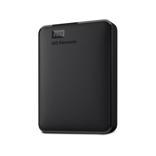 WD 4 To Elements disque dur portable externe, USB 3.0, Plug-and- play, formaté pour Windows, Noir