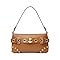 Bolsa Feminina Luxuosa Couro Sintético Moderna Reveillon, Passeio, Moda Original ALWY (Caramelo)
