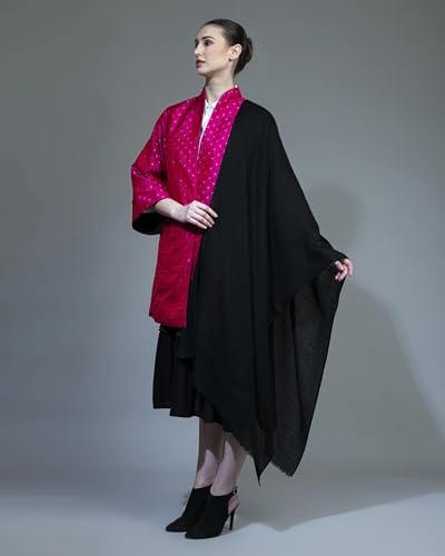 Fine Cashmere Wrap | Lightweight, Daily Wear, Soft And Warm Stole For Women, Ladies, Size: 28in x 80in3