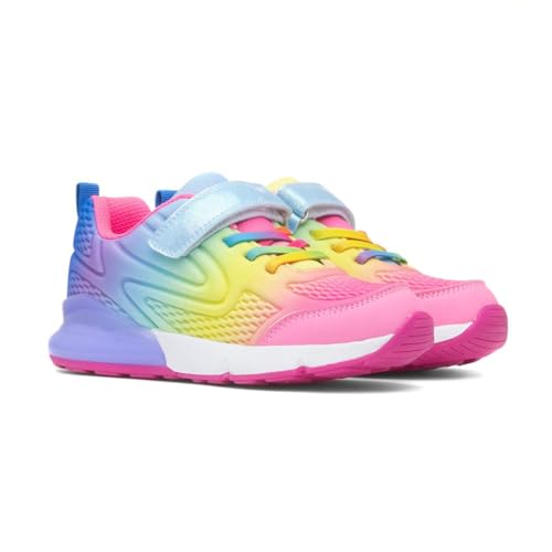 XL Girls Multi Rainbow Easy Fasten Trainer - Size 3 UK - Multicolour - Image 6