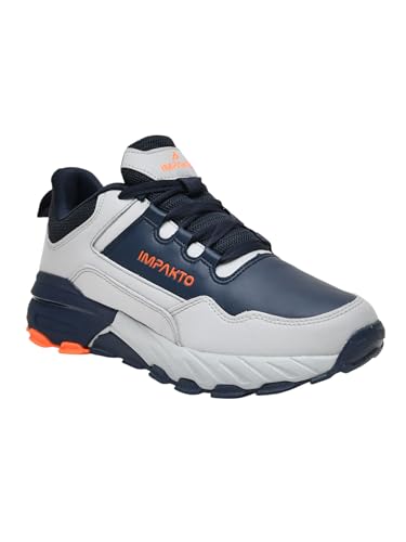Image of Impakto TerrainMax Waterproof & Mositure Wicking Hikng & Trekking Shoes | All Terrain Grip | Lightweight & Breathable | Washable | Comfort on Heel | Rugged Traction for Mountain, Trail & Adventure
