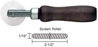 CRL Nylon Round Edge Screen Roller 2-1/2 x 1/16" Wheel