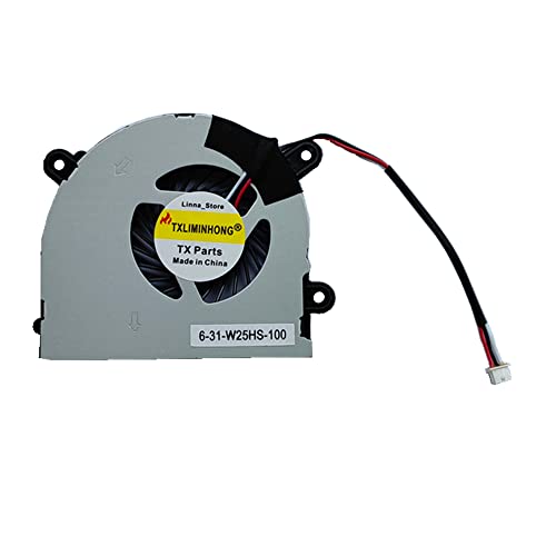 Ventilateur de processeur anti-surchauffe pour Clevo C4500 et MSI S6000