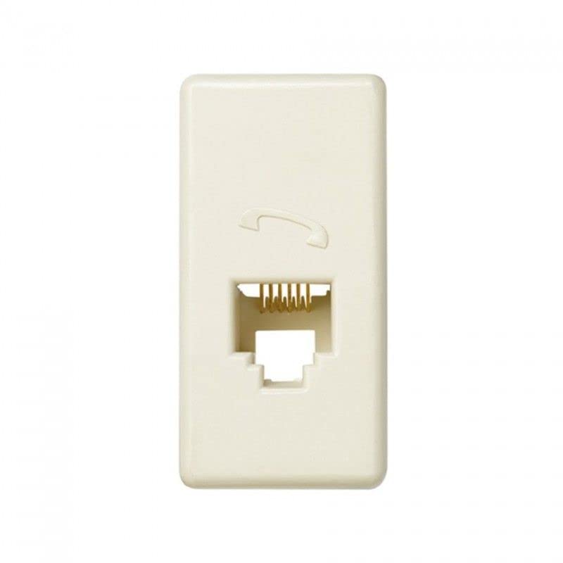 Toma RJ-12 Simon 27481-31 marfil para evitar cortes de teléfono fijo