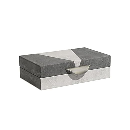 Smycken Arrangör Stativ Modernt ljus lyx PU Läder Smycken Förvaring Box för vardagsrum Sovrum Mjuka dekorationer,Perfect Fars Day Presenter Smycken förvaringslåda