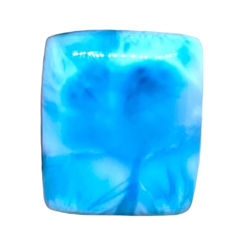 Larimar naturel cabochon pierre gemme en vrac 25x21x6mm bricolage de collier