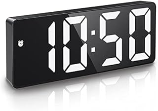 ORIA Digital Alarm Clock, Small Desk Clock, Led Alarm Clock with USB Port