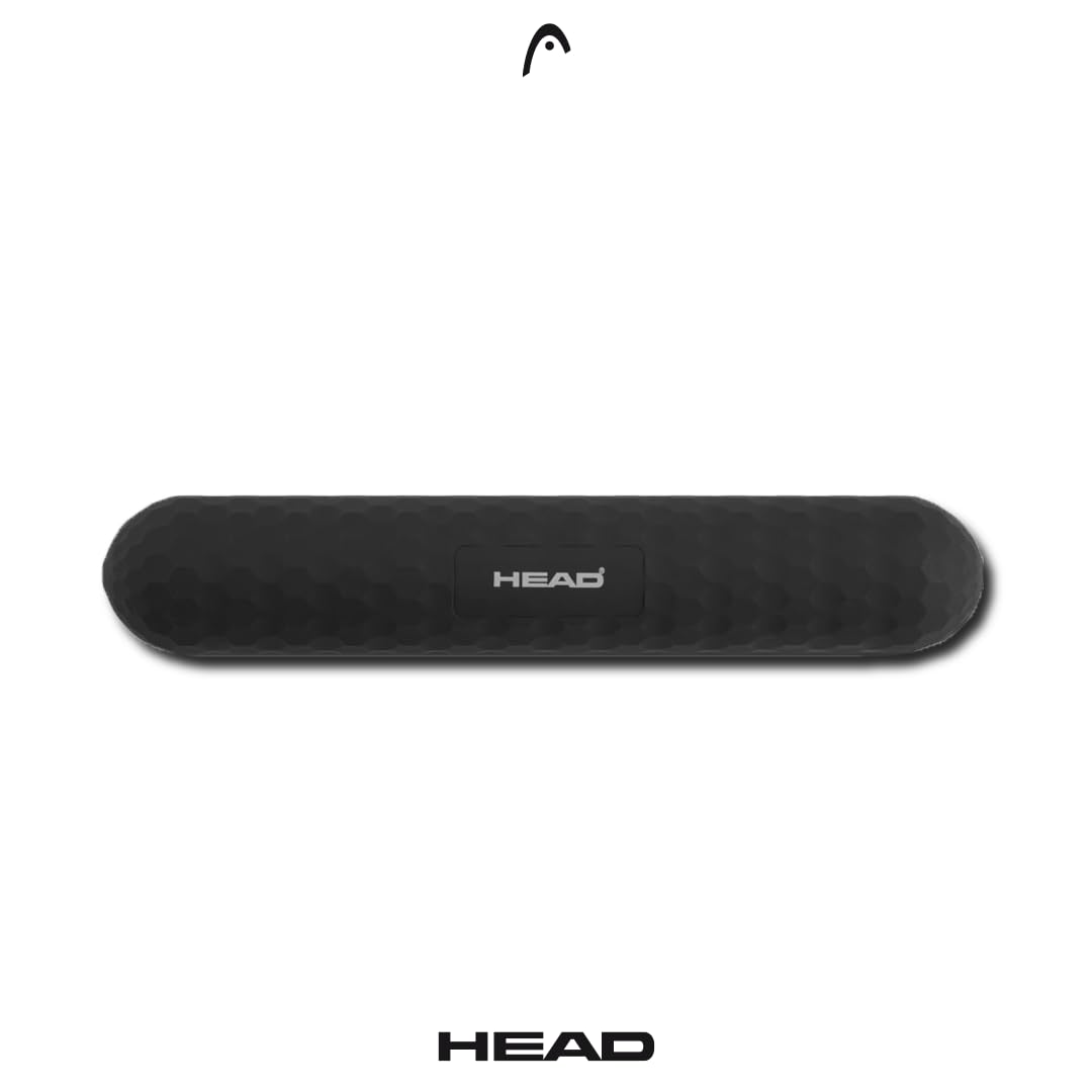 HEAD - Manubri Dumbbell per Home Fitness. Coppia di Pesi da 2 kg ciascuno. Adatti per Uomo & Donna. Colore Grigio. Copertura Siliconica Antiscivolo. Forma Cilindrica